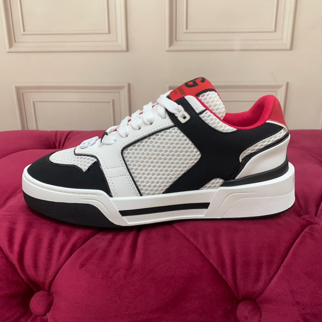 Dolce & Gabbana DG Heavy-Craft Calfskin Sneakers with 5D Accents
