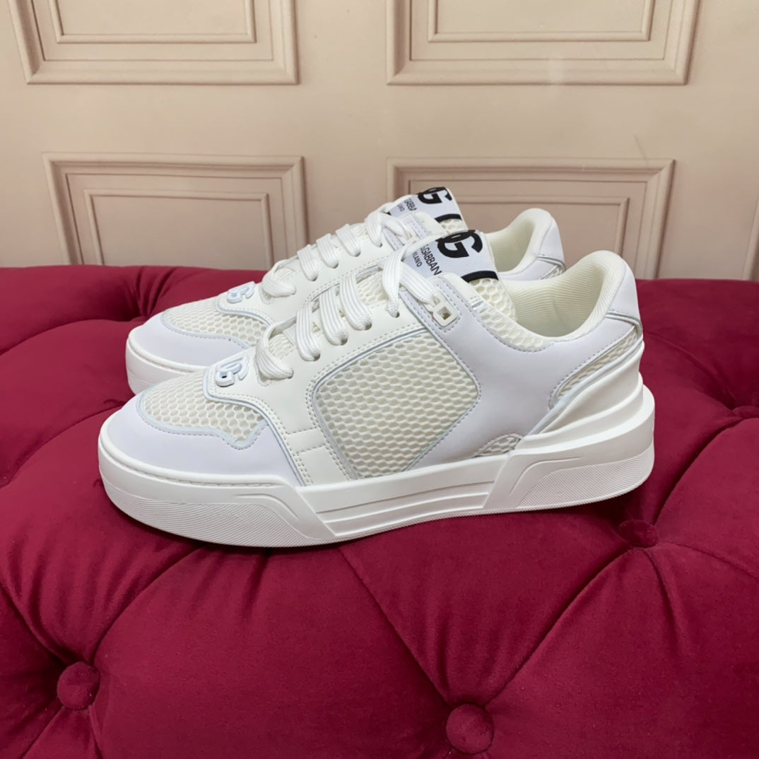 Dolce & Gabbana DG Heavy-Craft Calfskin Sneakers with 5D Accents