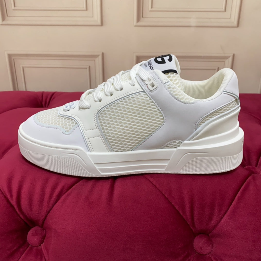 Dolce & Gabbana DG Heavy-Craft Calfskin Sneakers with 5D Accents