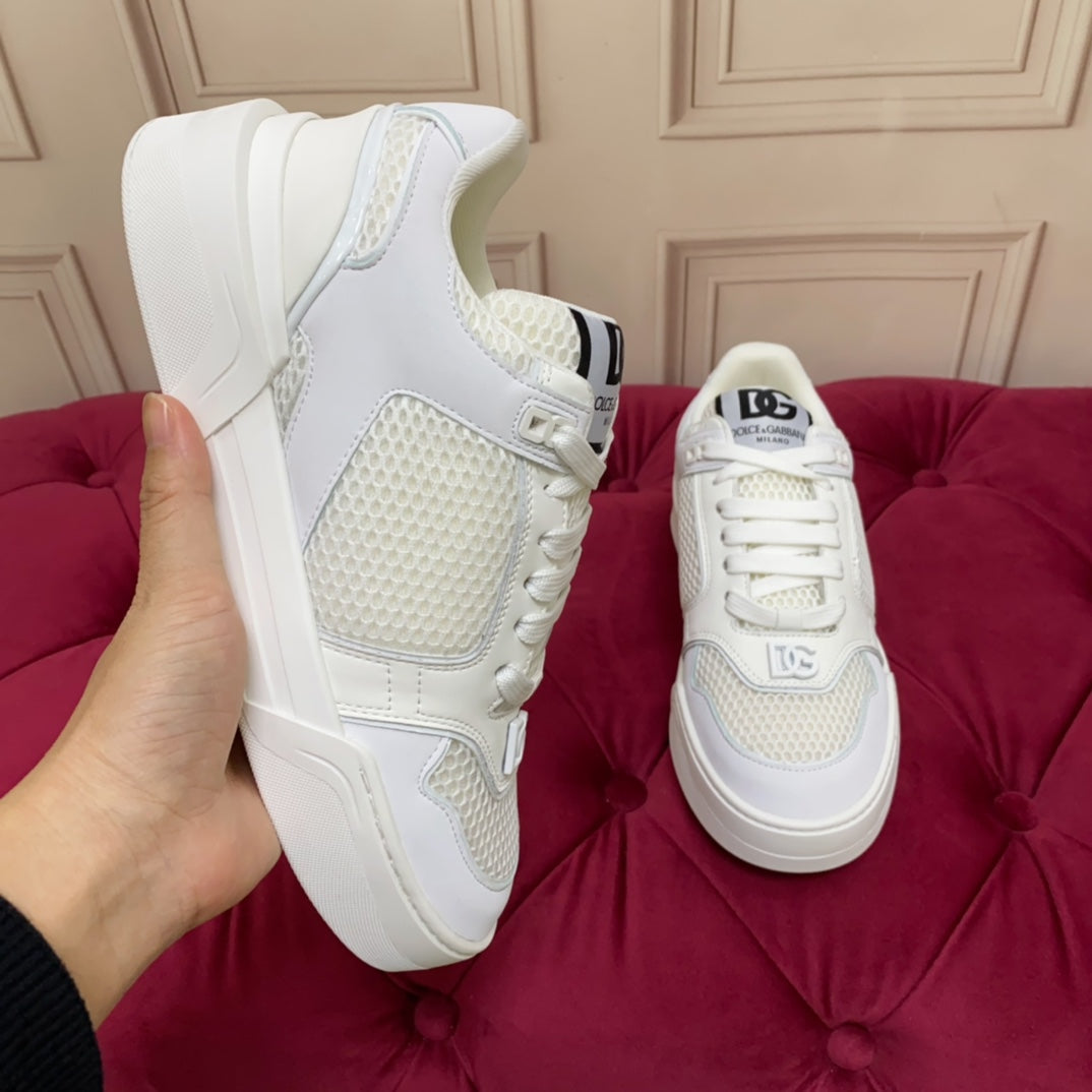 Dolce & Gabbana DG Heavy-Craft Calfskin Sneakers with 5D Accents