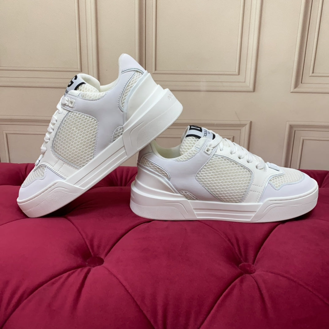 Dolce & Gabbana DG Heavy-Craft Calfskin Sneakers with 5D Accents
