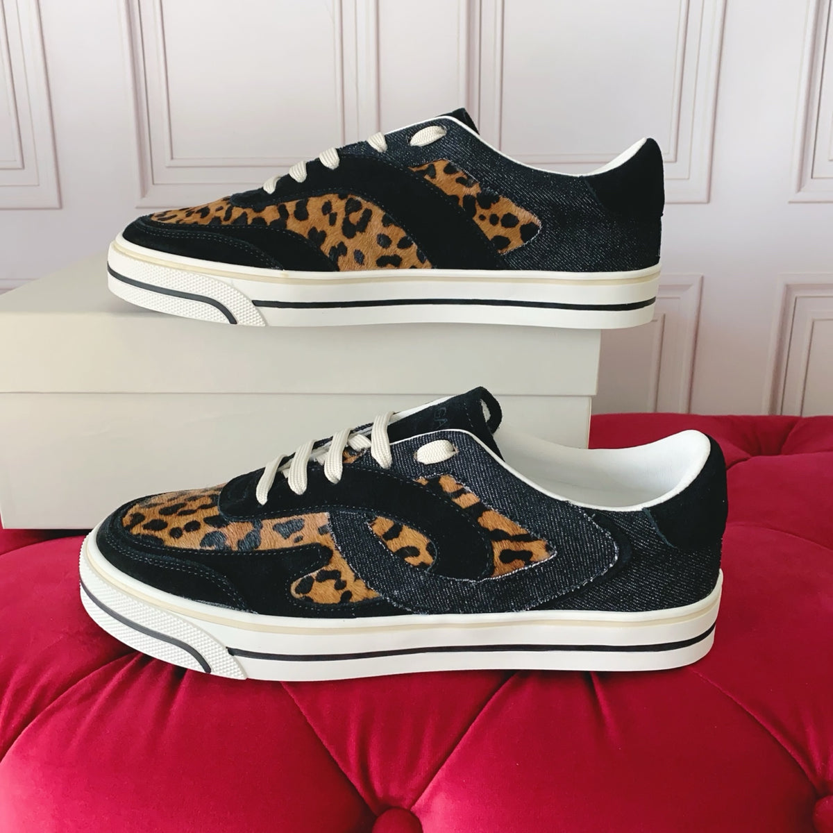 Dolce & Gabbana DG Heavy-Craft Calfskin Sneakers with 5D Accents