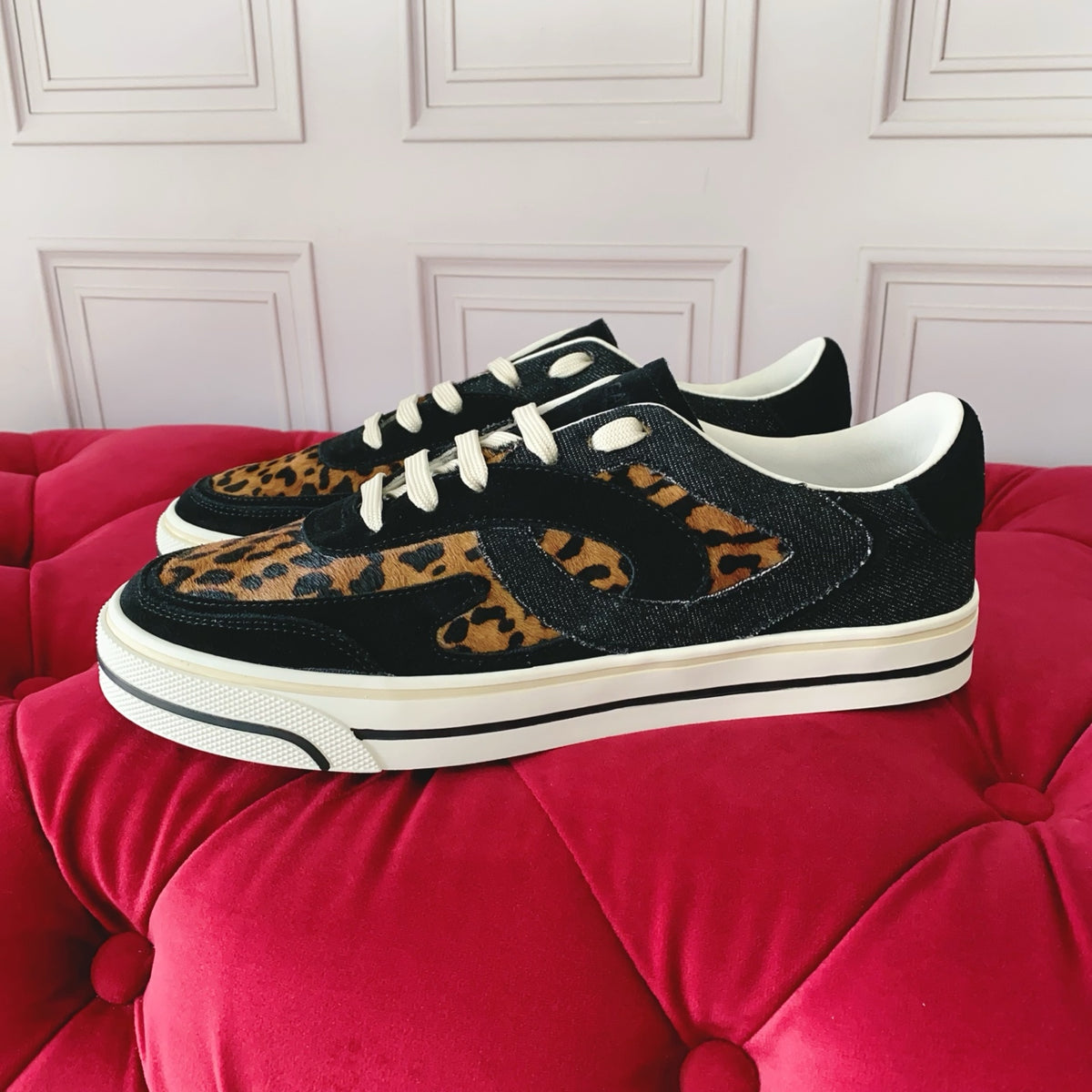 Dolce & Gabbana DG Heavy-Craft Calfskin Sneakers with 5D Accents