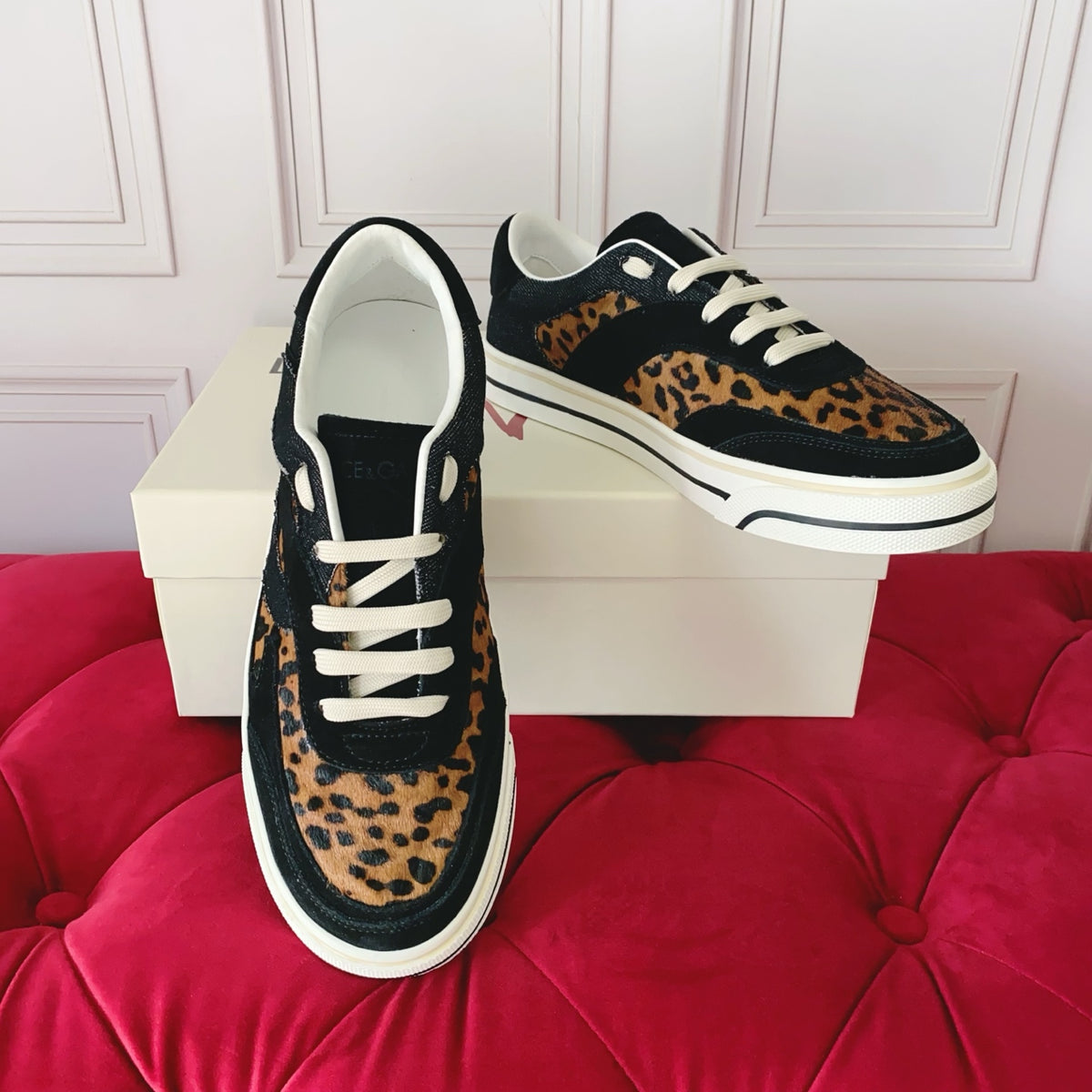 Dolce & Gabbana DG Heavy-Craft Calfskin Sneakers with 5D Accents