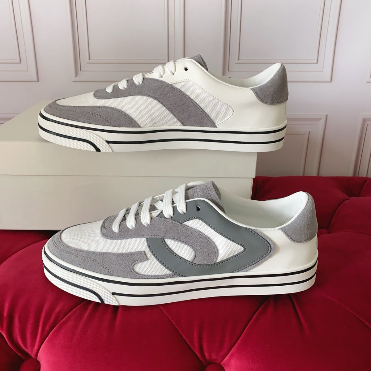 Dolce & Gabbana DG Heavy-Craft Calfskin Sneakers with 5D Accents