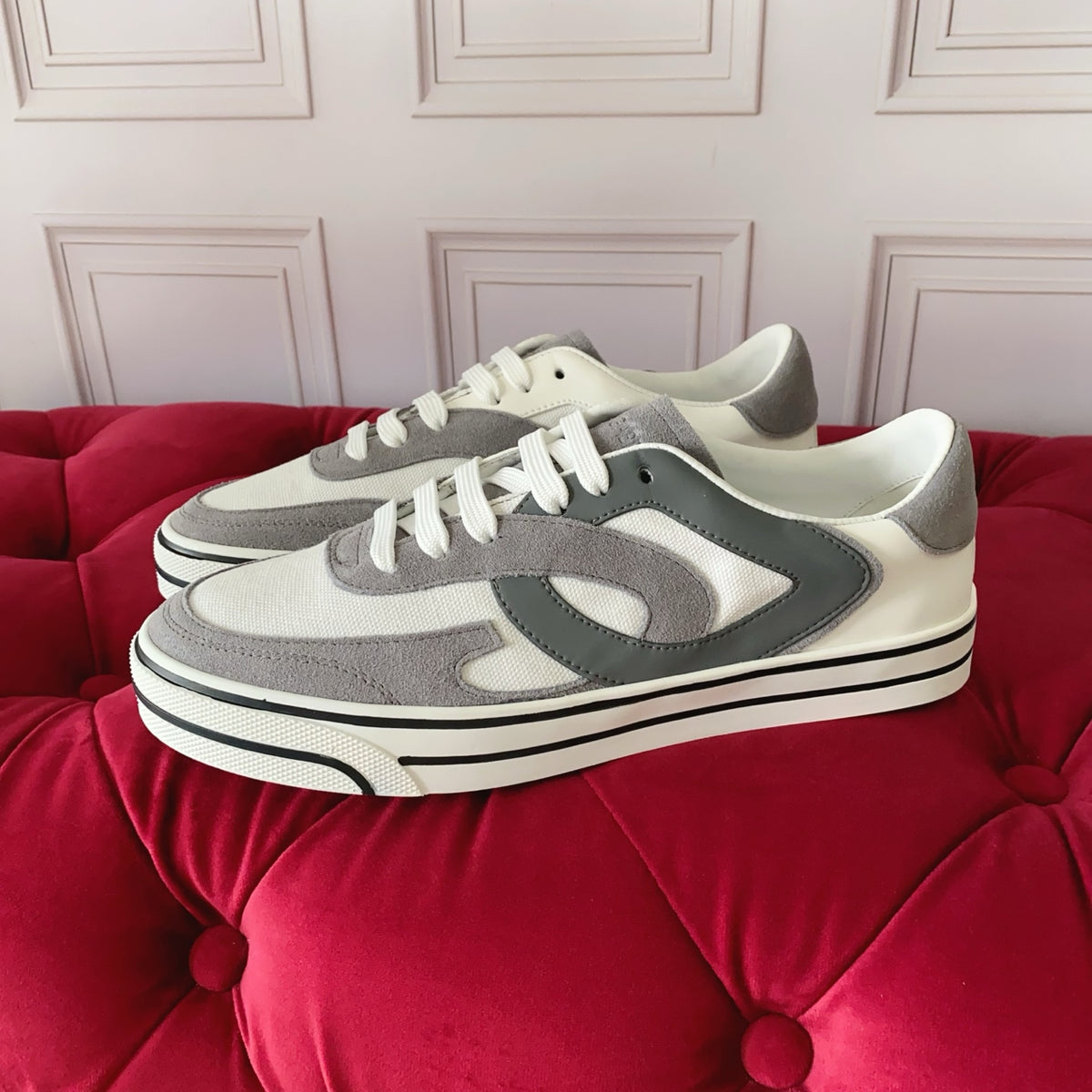 Dolce & Gabbana DG Heavy-Craft Calfskin Sneakers with 5D Accents
