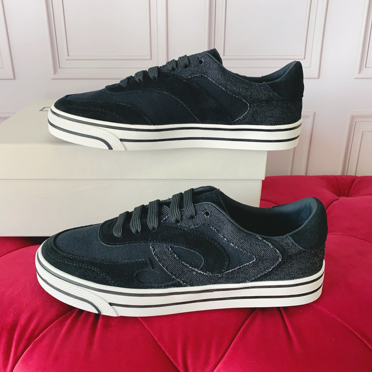 Dolce & Gabbana DG Heavy-Craft Calfskin Sneakers with 5D Accents