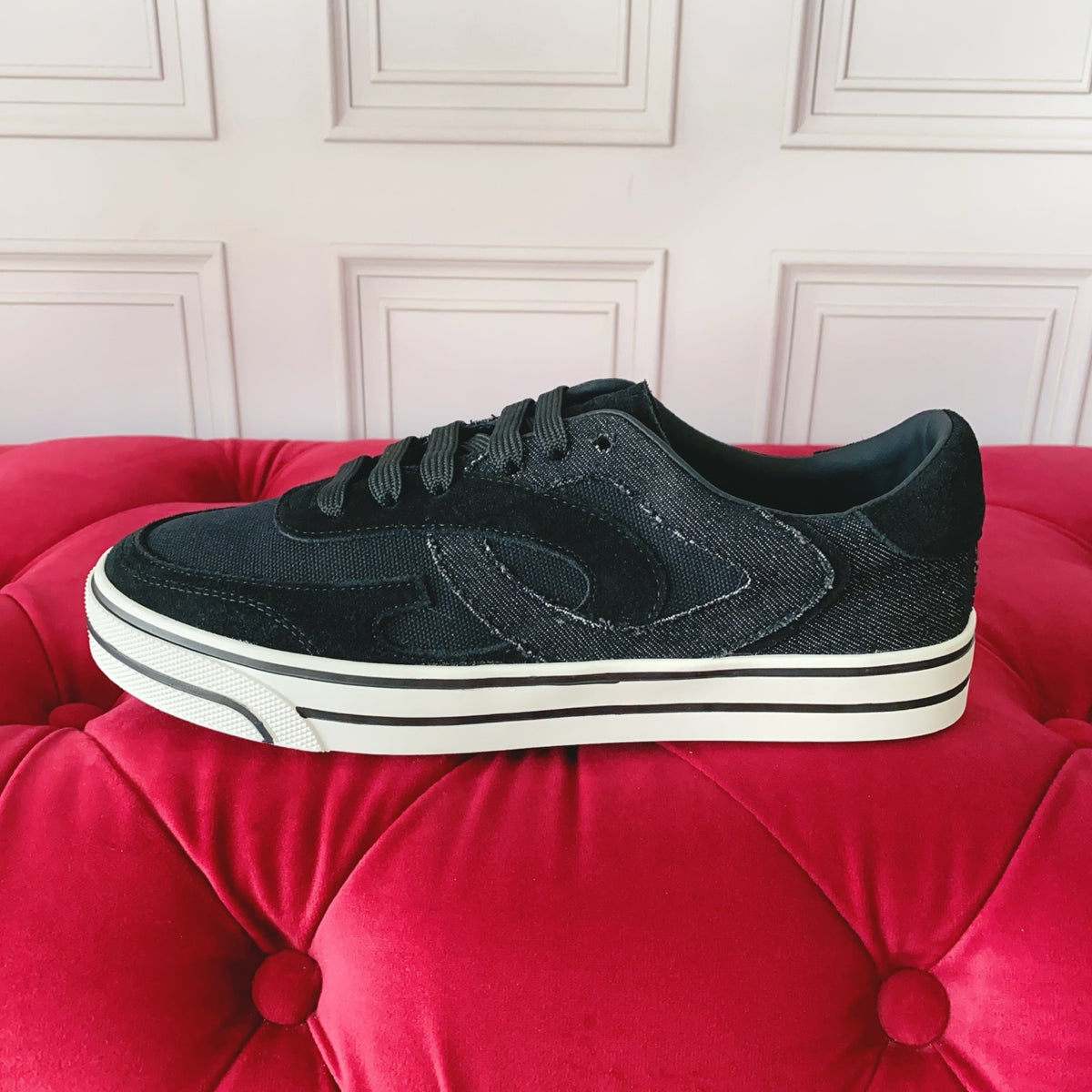Dolce & Gabbana DG Heavy-Craft Calfskin Sneakers with 5D Accents