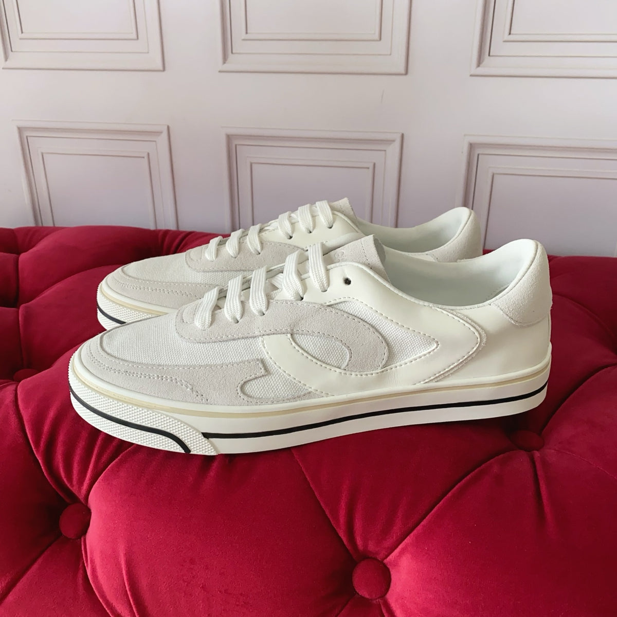 Dolce & Gabbana DG Heavy-Craft Calfskin Sneakers with 5D Accents