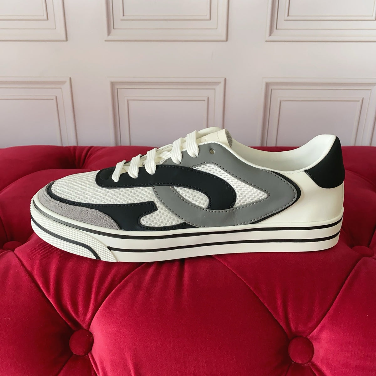 Dolce & Gabbana DG Heavy-Craft Calfskin Sneakers with 5D Accents