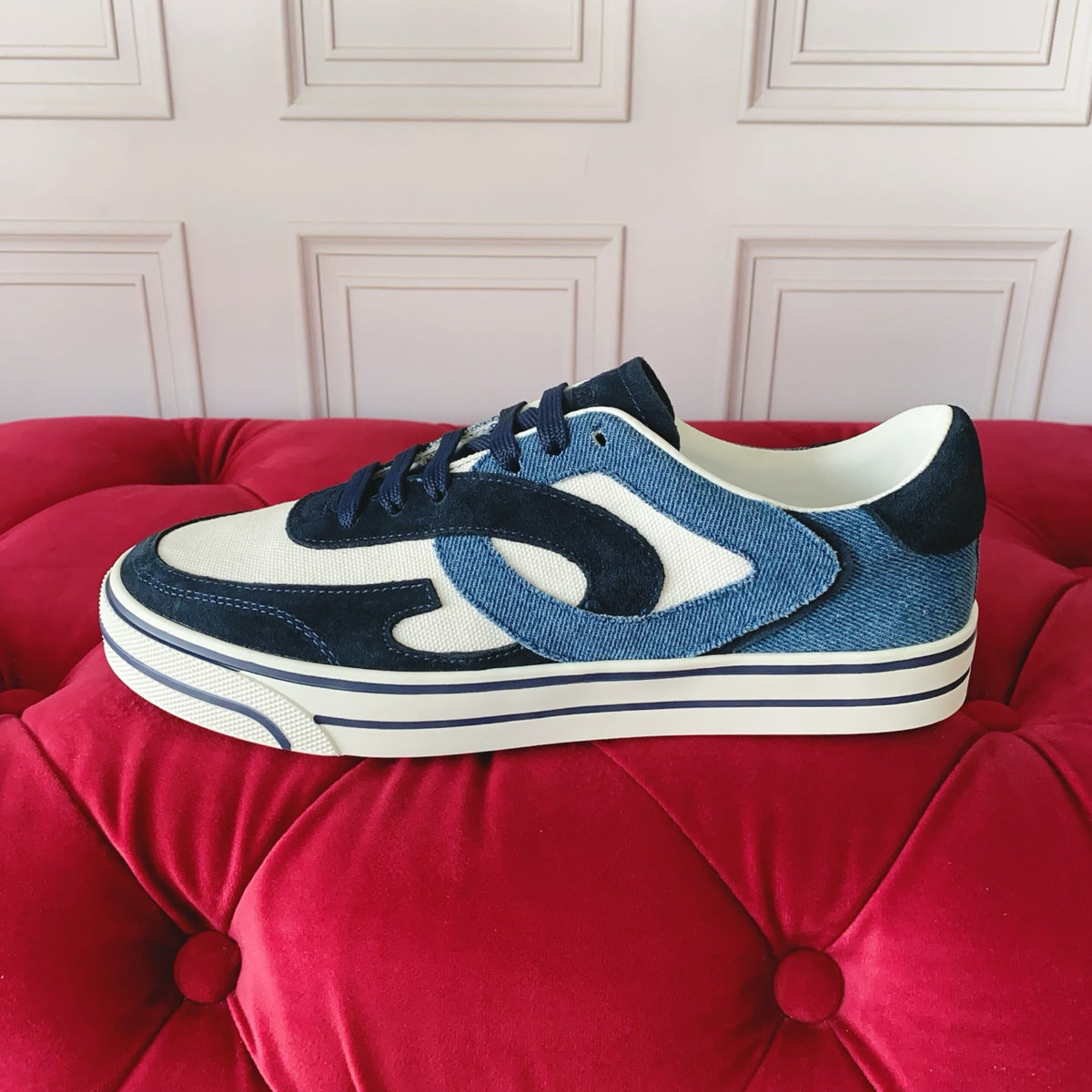 Dolce & Gabbana DG Heavy-Craft Calfskin Sneakers with 5D Accents