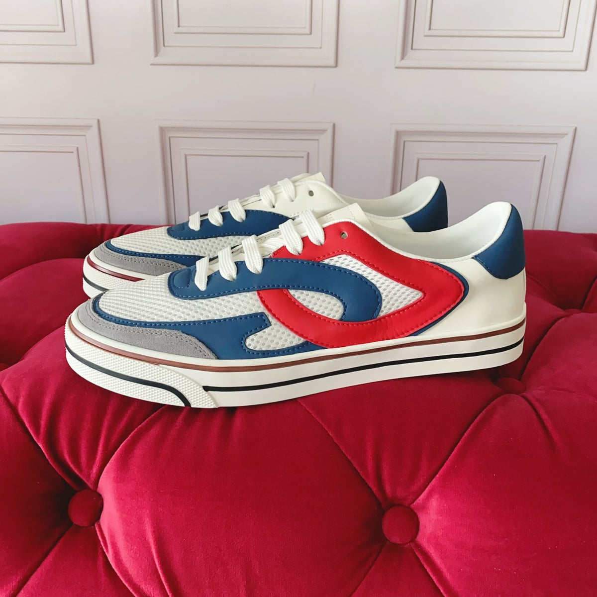 Dolce & Gabbana DG Heavy-Craft Calfskin Sneakers with 5D Accents