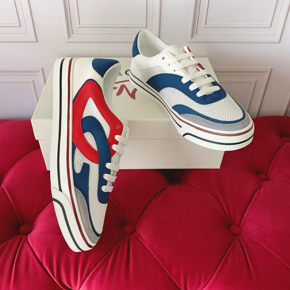 Dolce & Gabbana DG Heavy-Craft Calfskin Sneakers with 5D Accents