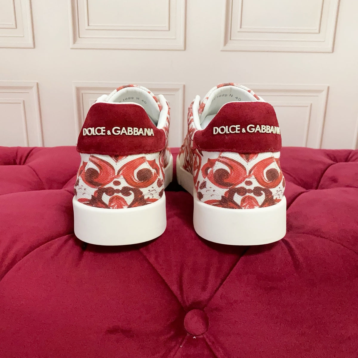 Dolce & Gabbana DG Heavy-Craft Calfskin Sneakers with 5D Accents