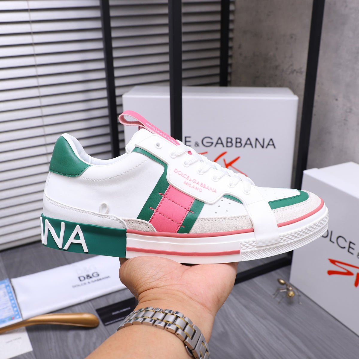Dolce & Gabbana DG Couple's Casual Sneakers