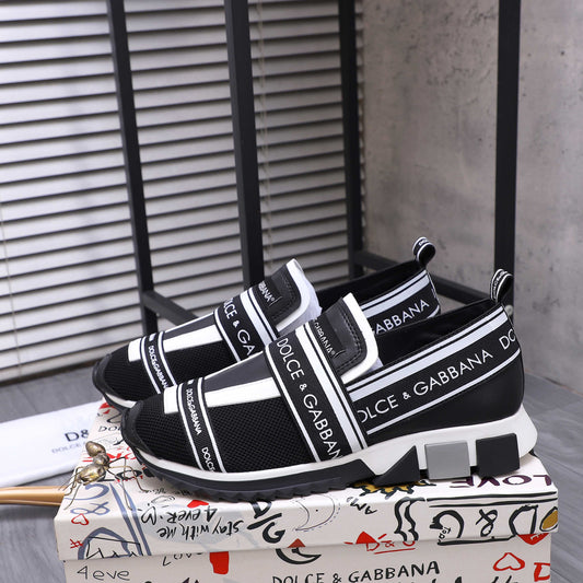 Dolce & Gabbana DG Couple's Suede Casual Sneakers