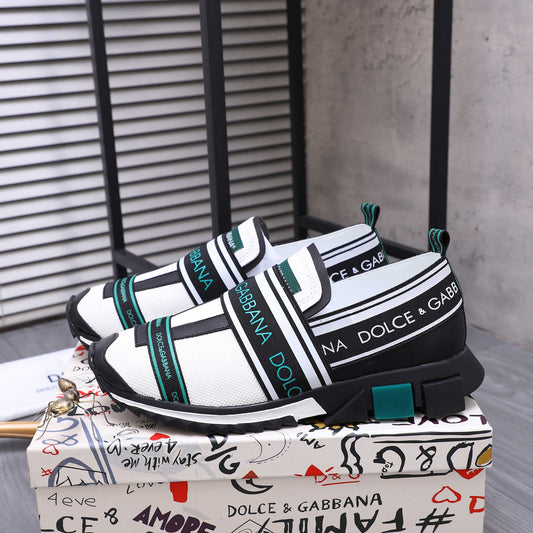 Dolce & Gabbana DG Couple's Suede Casual Sneakers