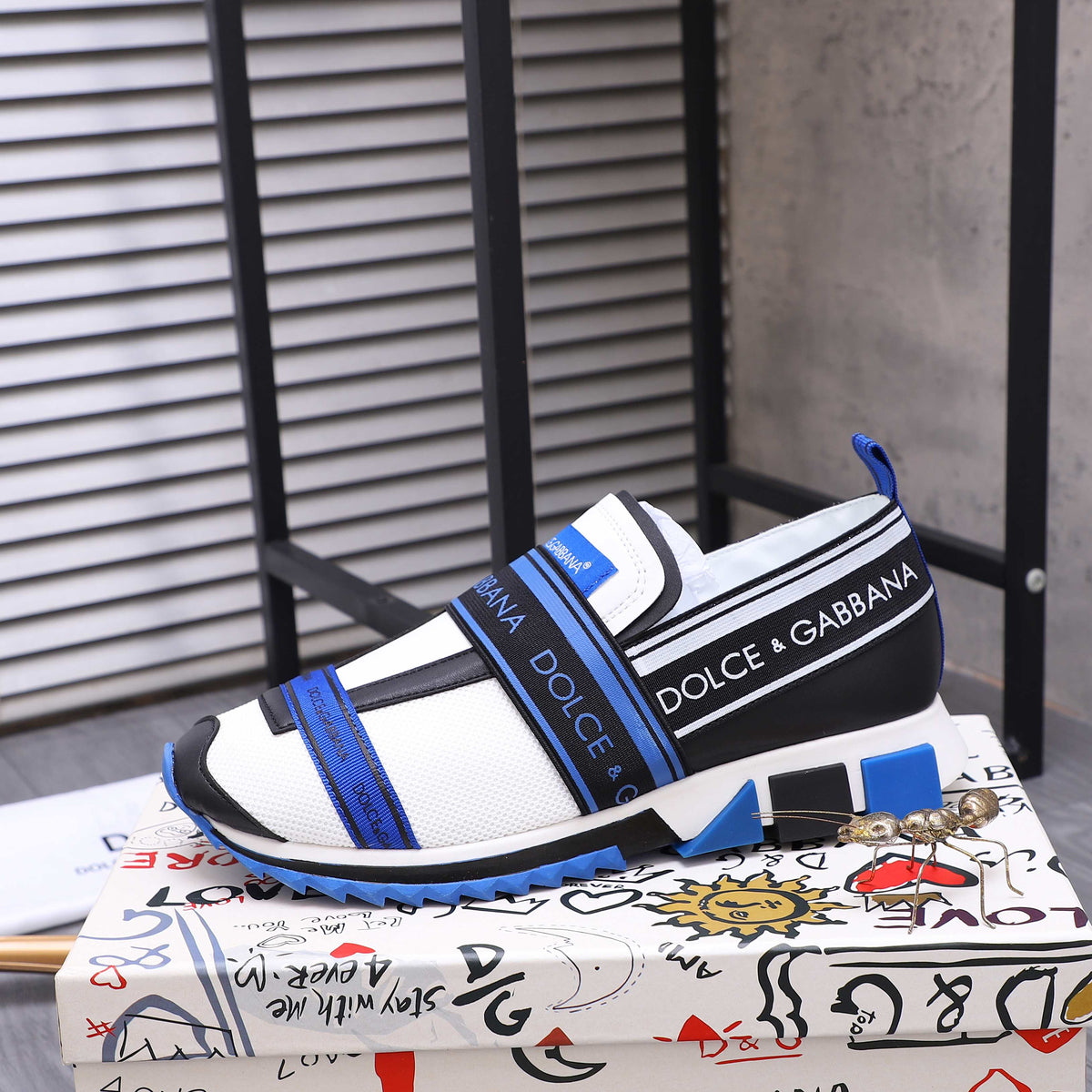 Dolce & Gabbana DG Couple's Suede Casual Sneakers