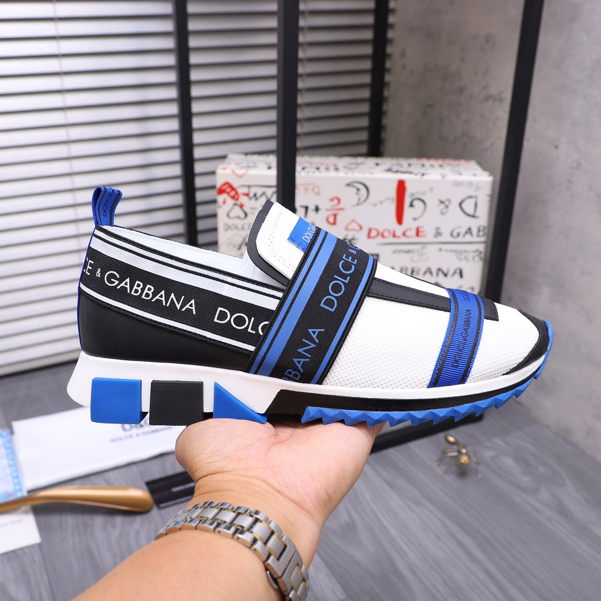 Dolce & Gabbana DG Couple's Suede Casual Sneakers