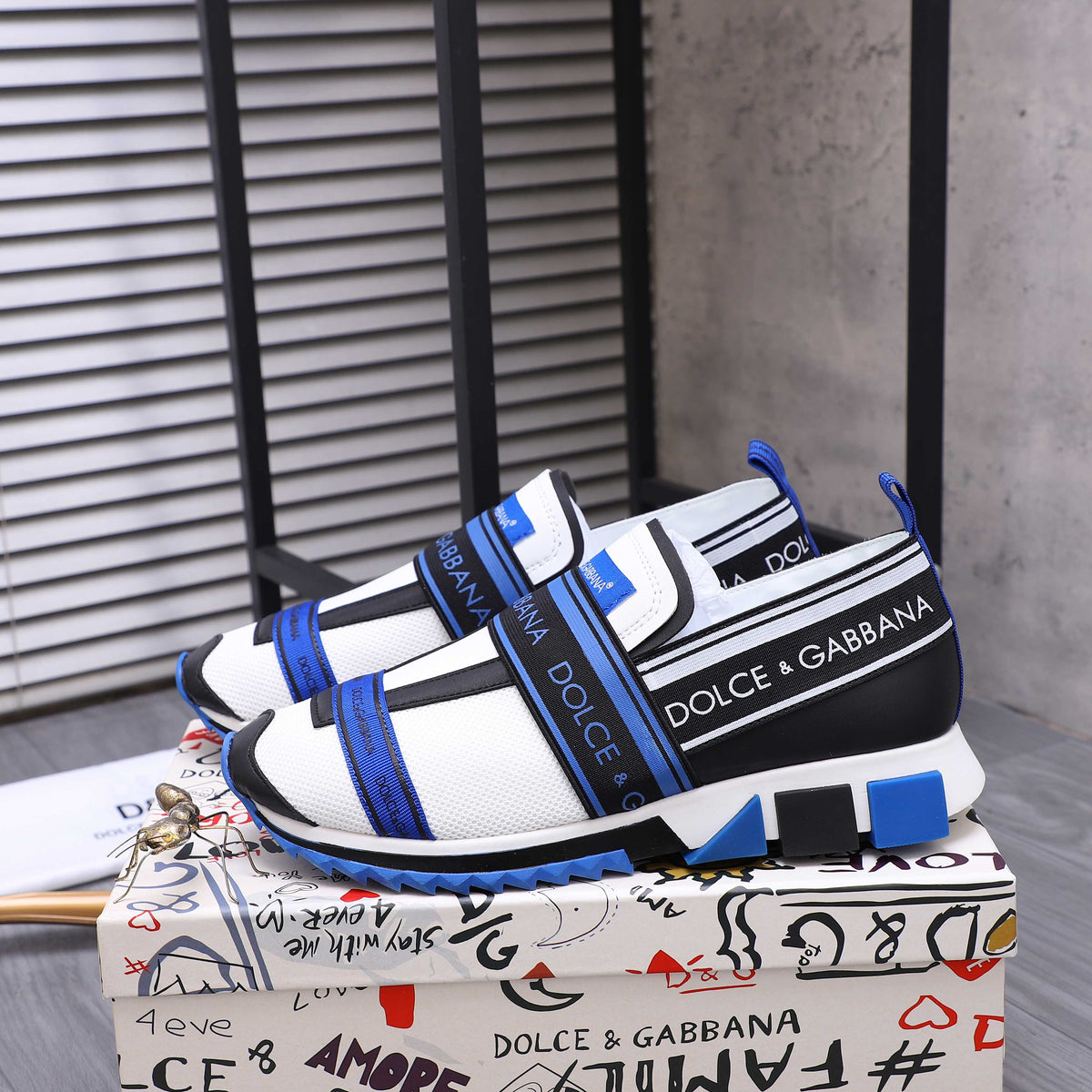 Dolce & Gabbana DG Couple's Suede Casual Sneakers