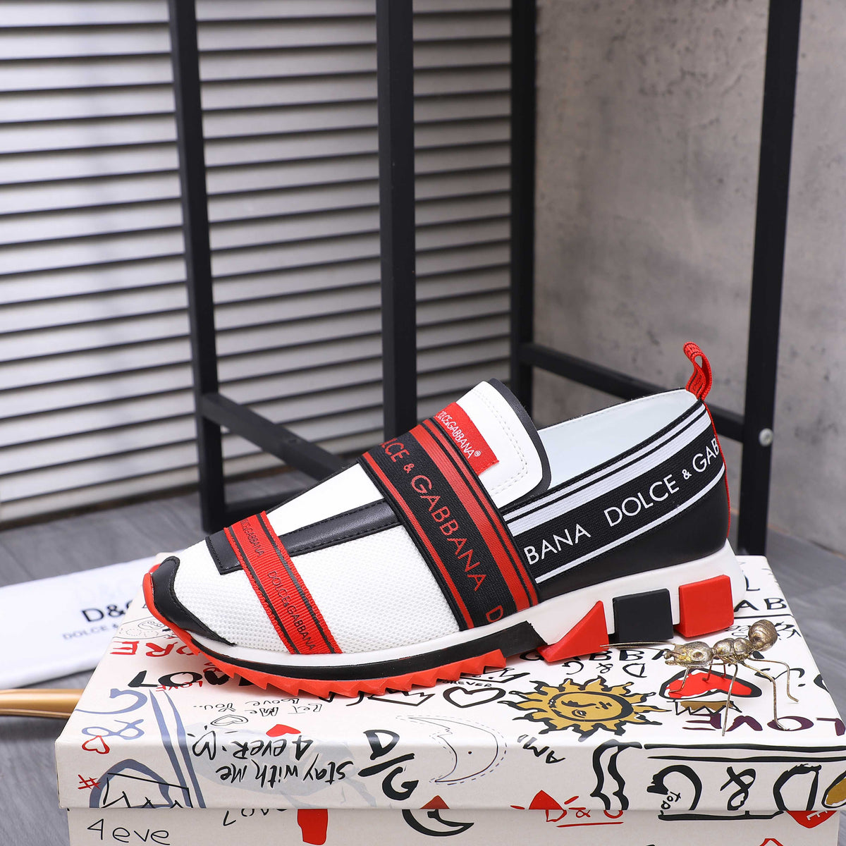 Dolce & Gabbana DG Couple's Suede Casual Sneakers