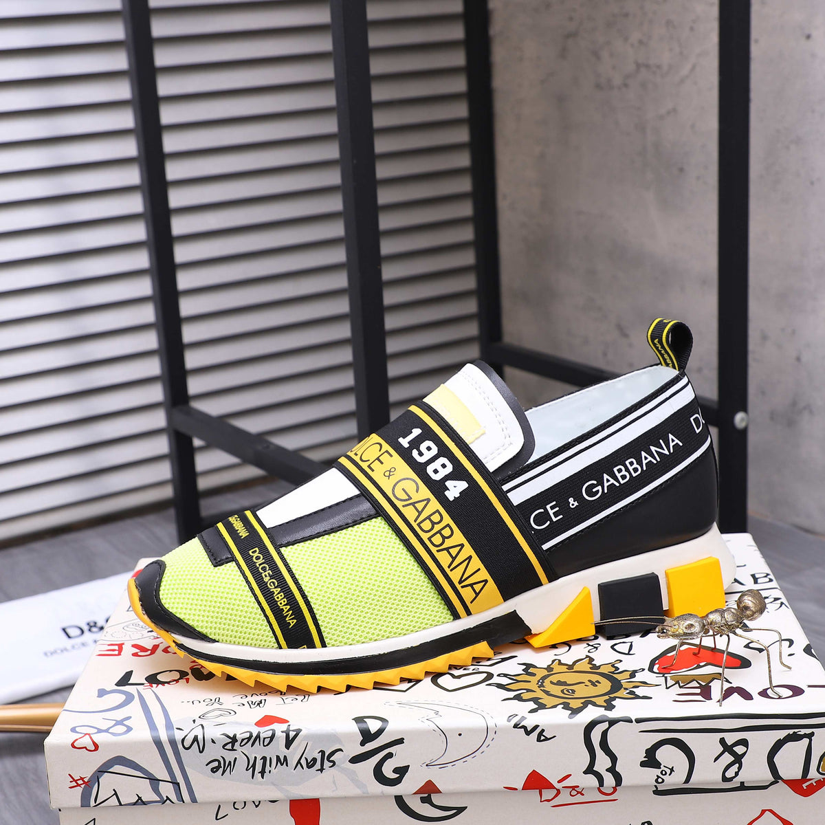 Dolce & Gabbana DG Couple's Suede Casual Sneakers