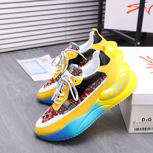Dolce & Gabbana DG Couple's Suede Casual Sneakers
