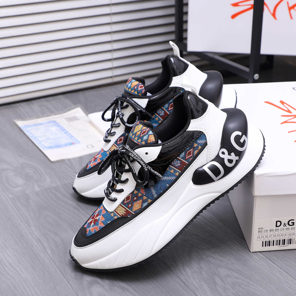 Dolce & Gabbana DG Couple's Suede Casual Sneakers