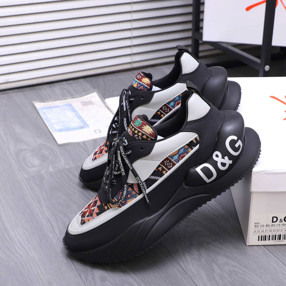 Dolce & Gabbana DG Couple's Suede Casual Sneakers