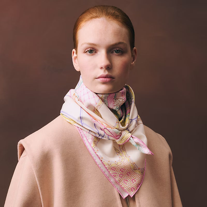 beige fashion accessory for women - alternate angle view 2