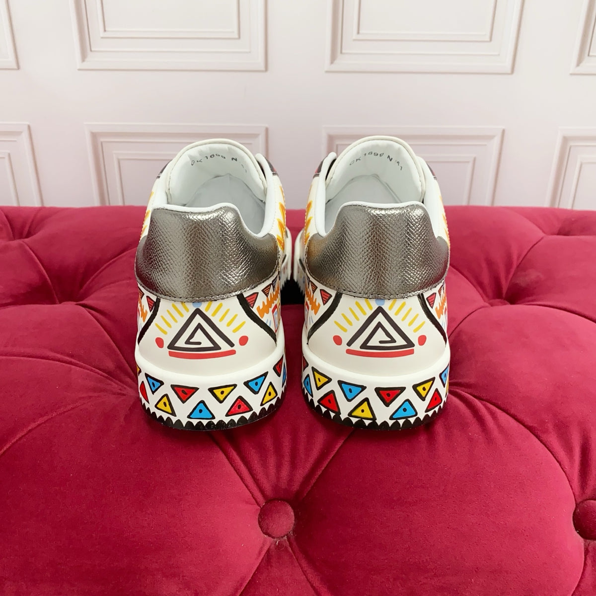 Dolce & Gabbana DG Heavy-Craft Calfskin Sneakers with 5D Accents