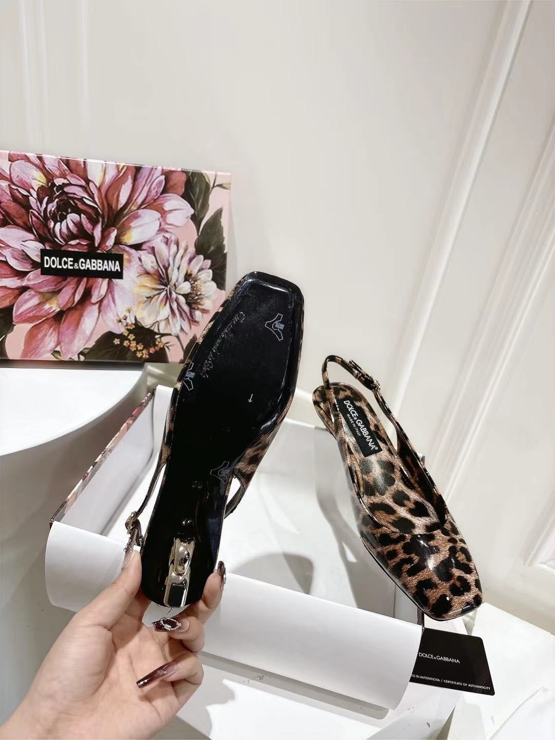 Dolce & Gabbana DG Women's Patent-Leather Heels