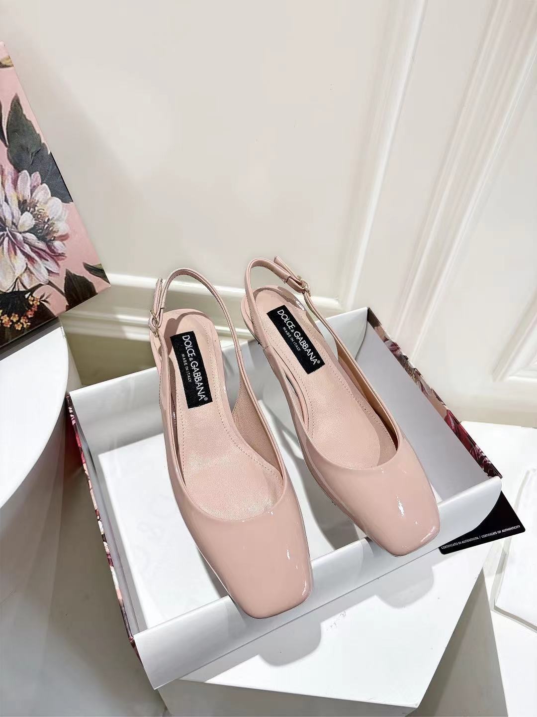 Dolce & Gabbana DG Women's Patent-Leather Heels
