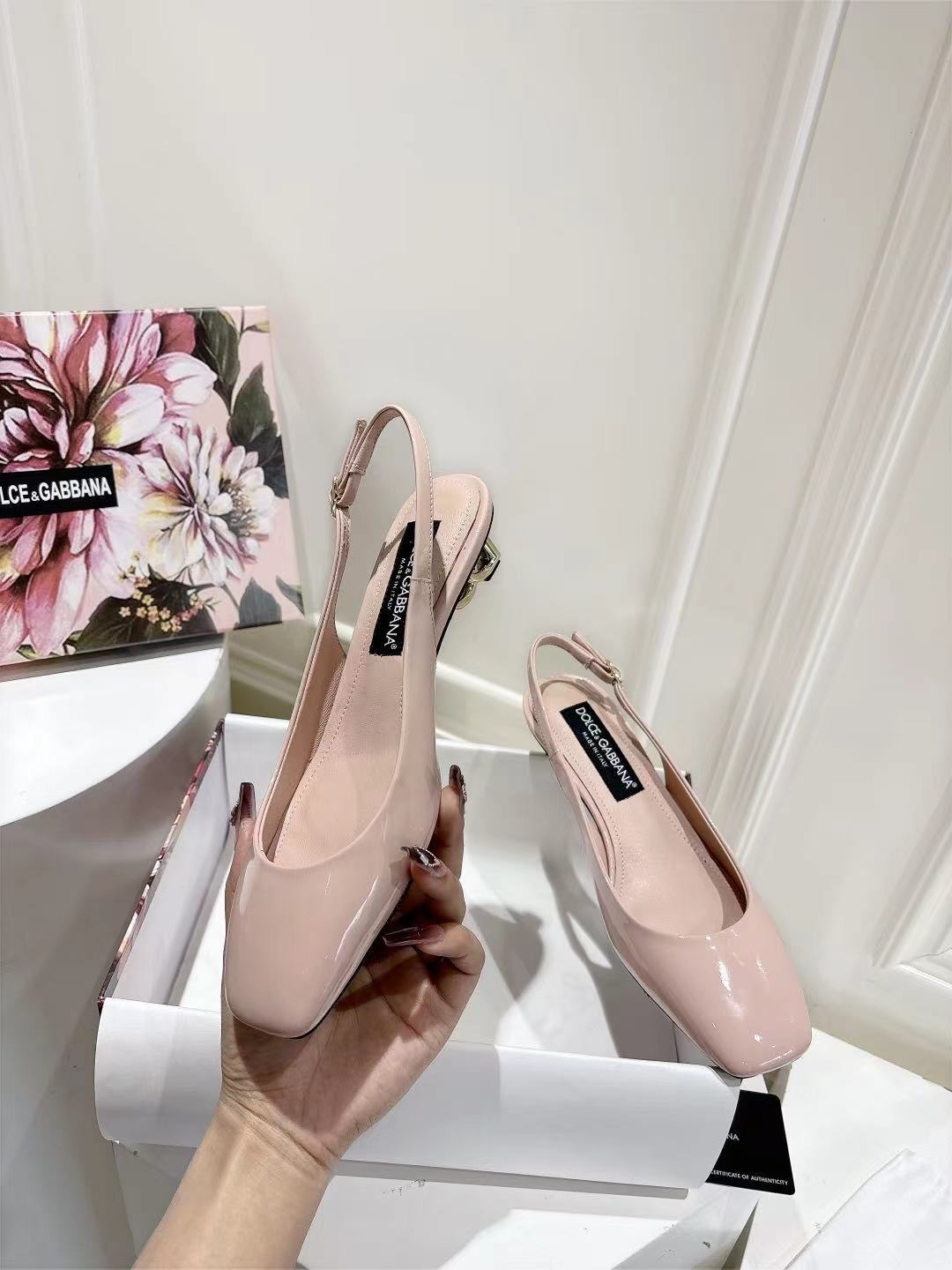 Dolce & Gabbana DG Women's Patent-Leather Heels