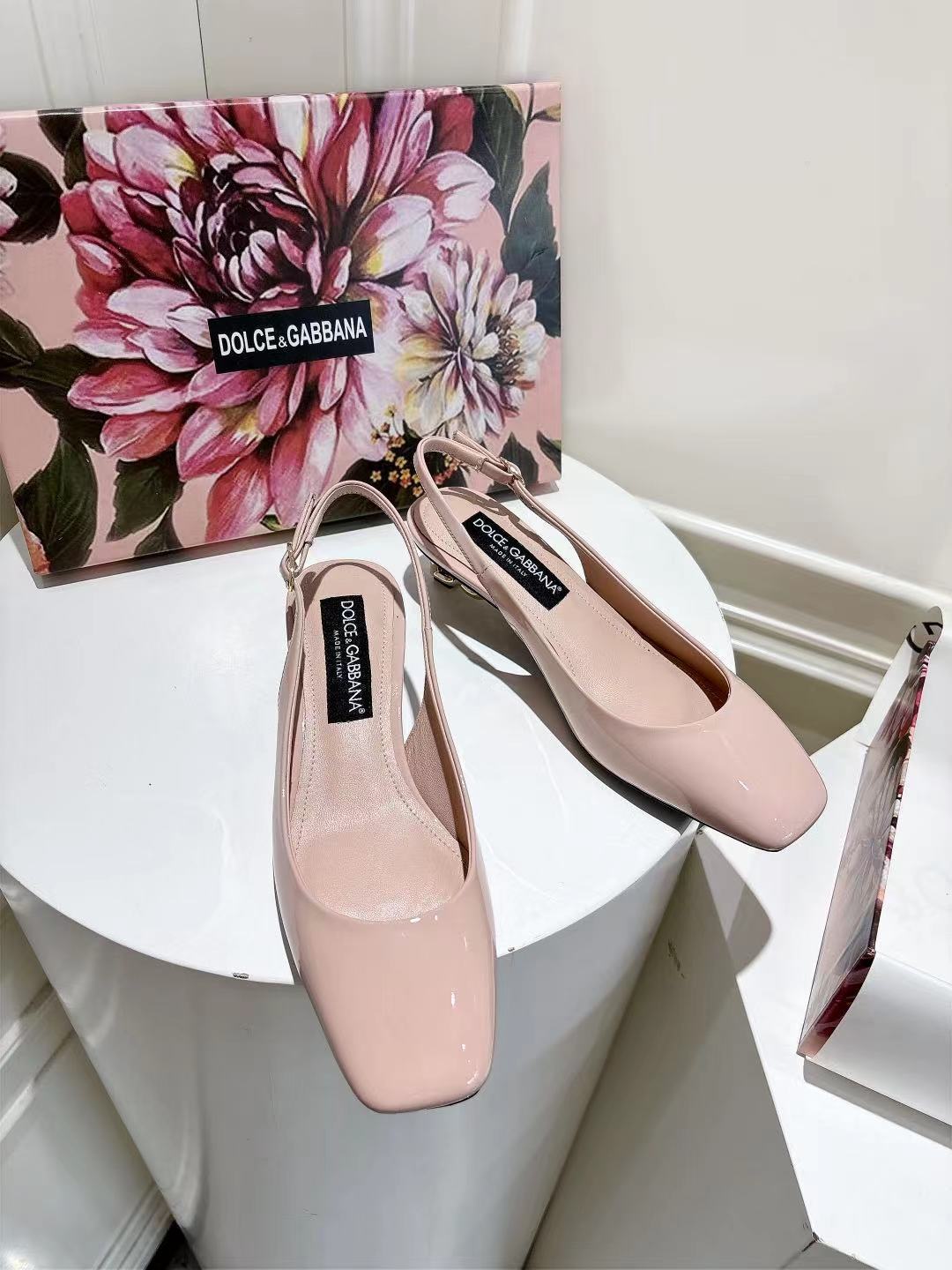 Dolce & Gabbana DG Women's Patent-Leather Heels