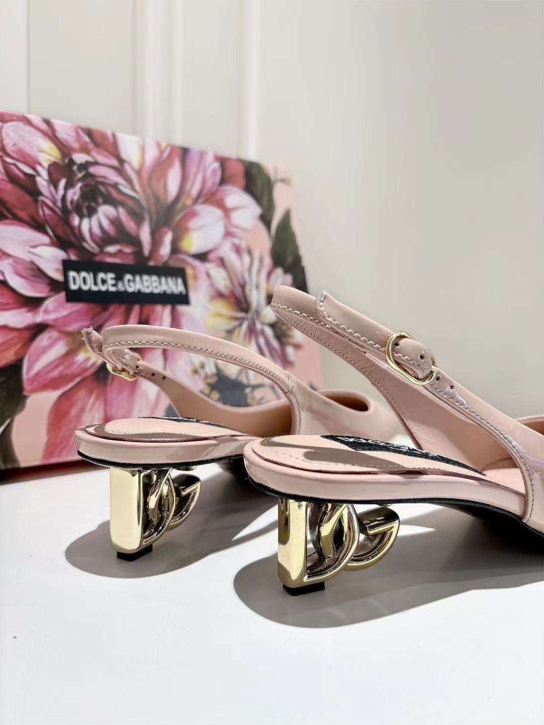 Dolce & Gabbana DG Women's Patent-Leather Heels