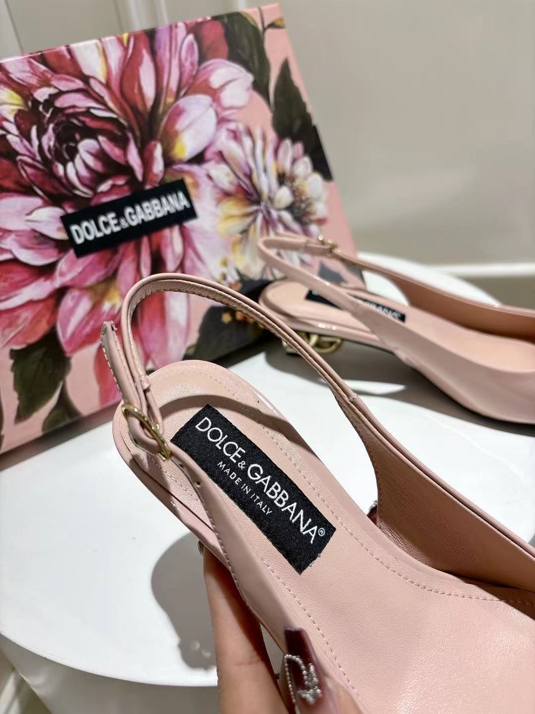 Dolce & Gabbana DG Women's Patent-Leather Heels