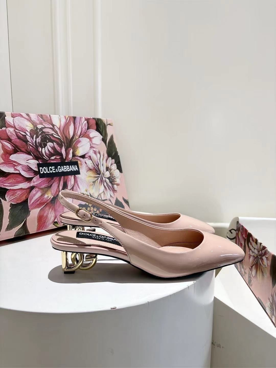 Dolce & Gabbana DG Women's Patent-Leather Heels