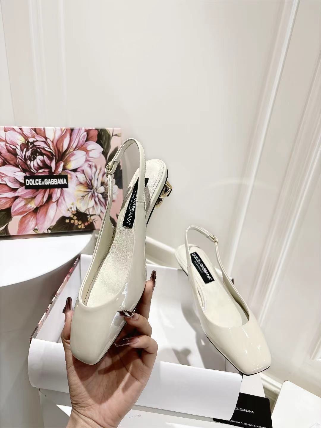 Dolce & Gabbana DG Women's Patent-Leather Heels