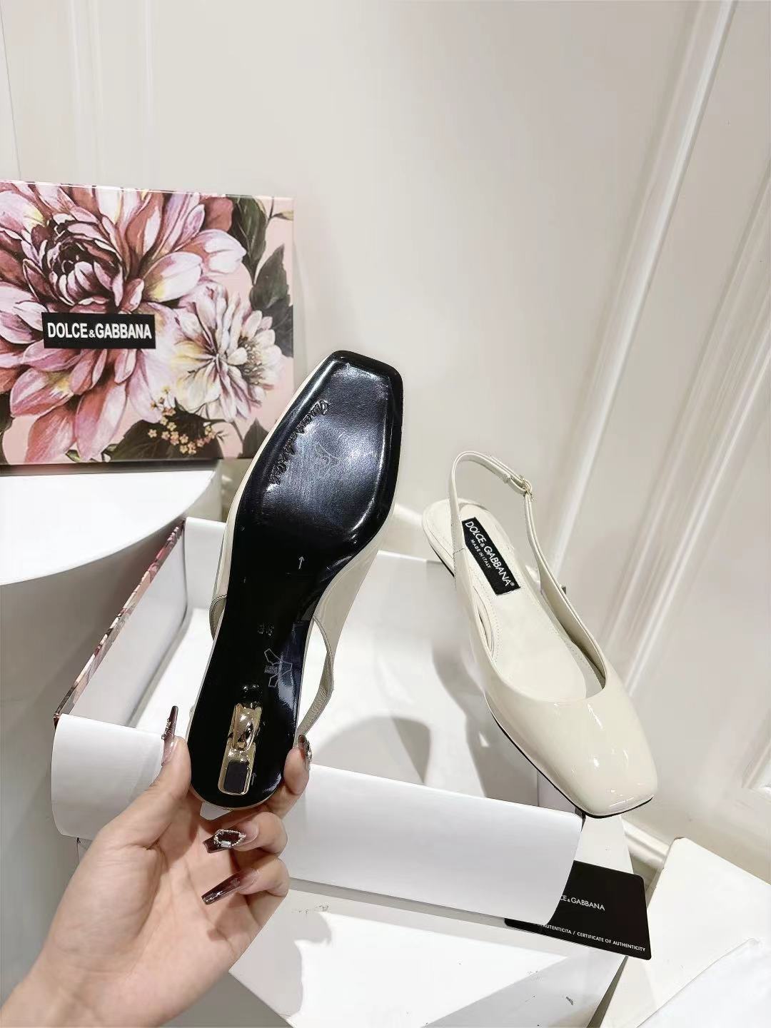 Dolce & Gabbana DG Women's Patent-Leather Heels