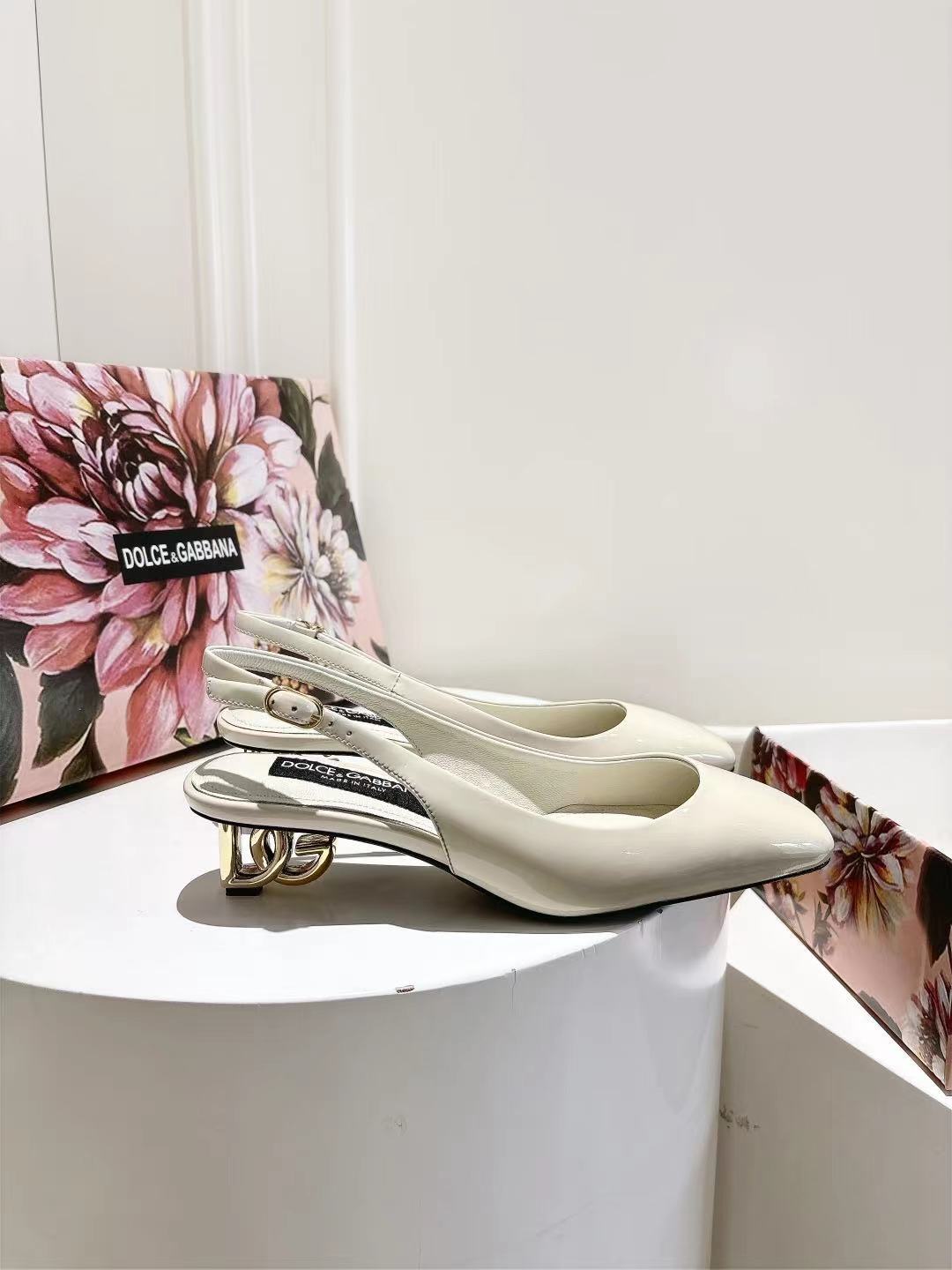 Dolce & Gabbana DG Women's Patent-Leather Heels
