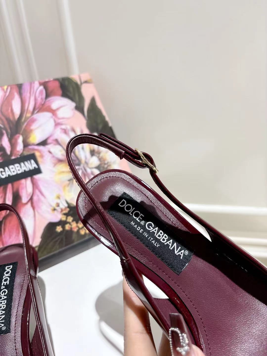 Dolce & Gabbana DG Women's Patent-Leather Heels