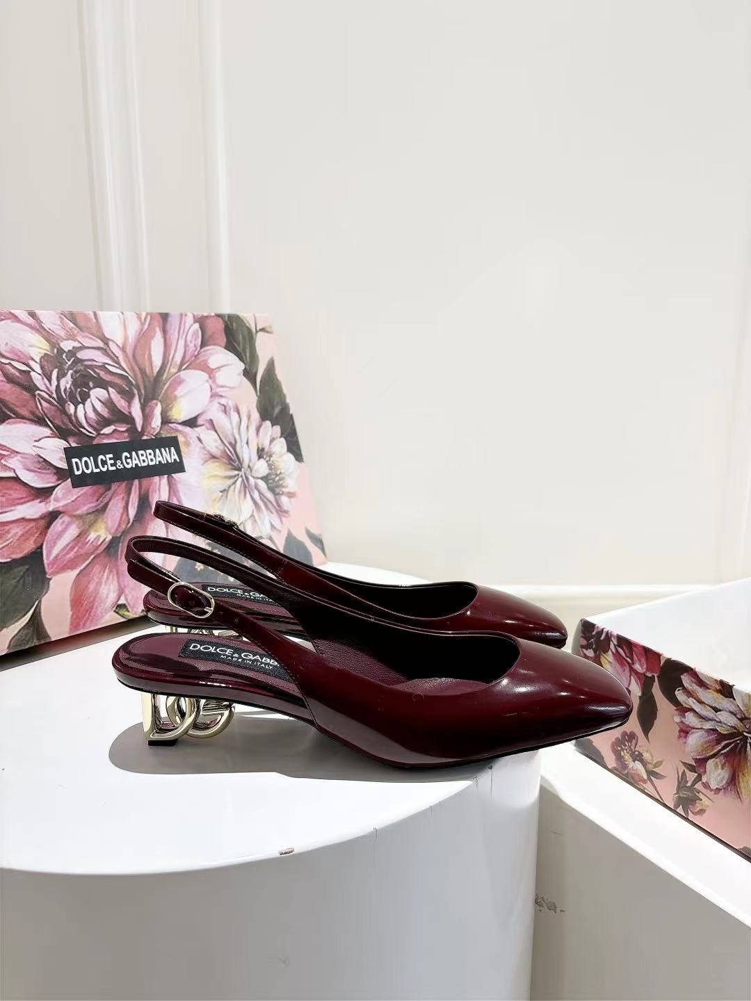 Dolce & Gabbana DG Women's Patent-Leather Heels