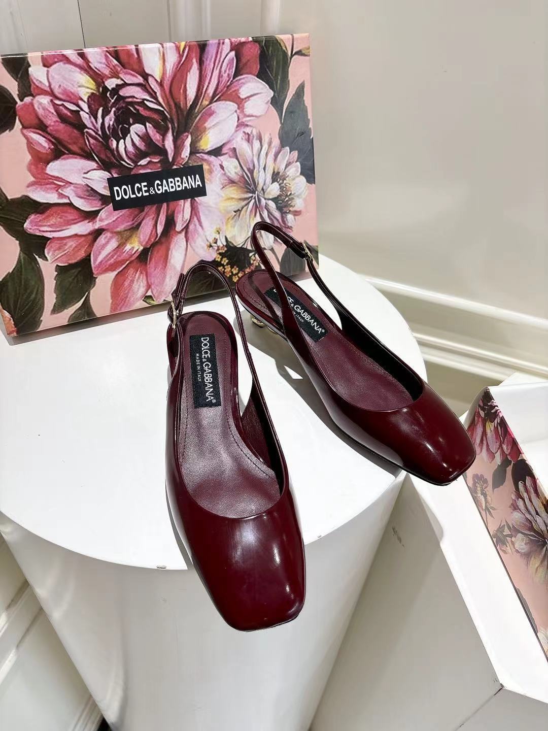 Dolce & Gabbana DG Women's Patent-Leather Heels