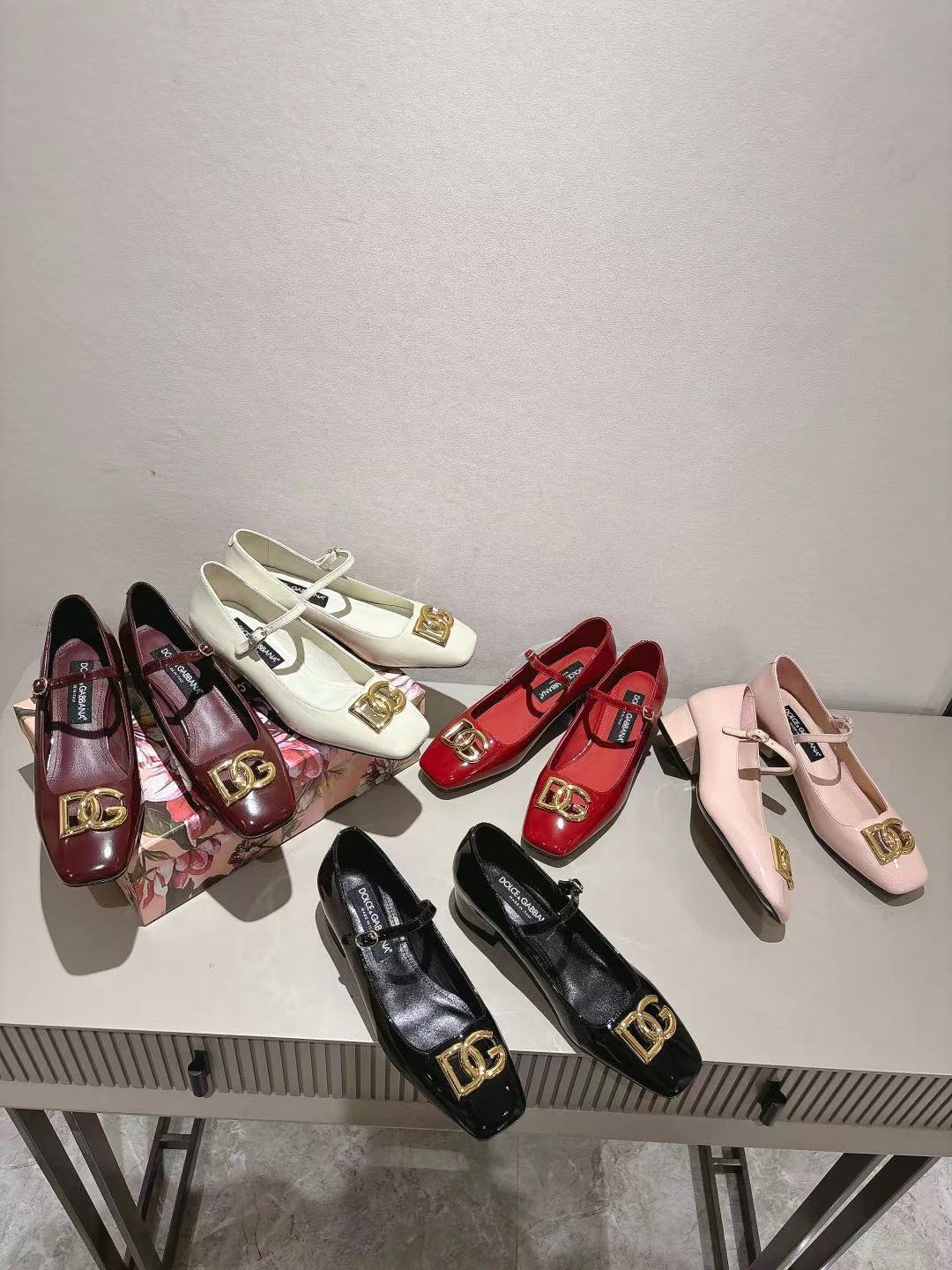 Dolce & Gabbana DG Women's Patent-Leather Heels