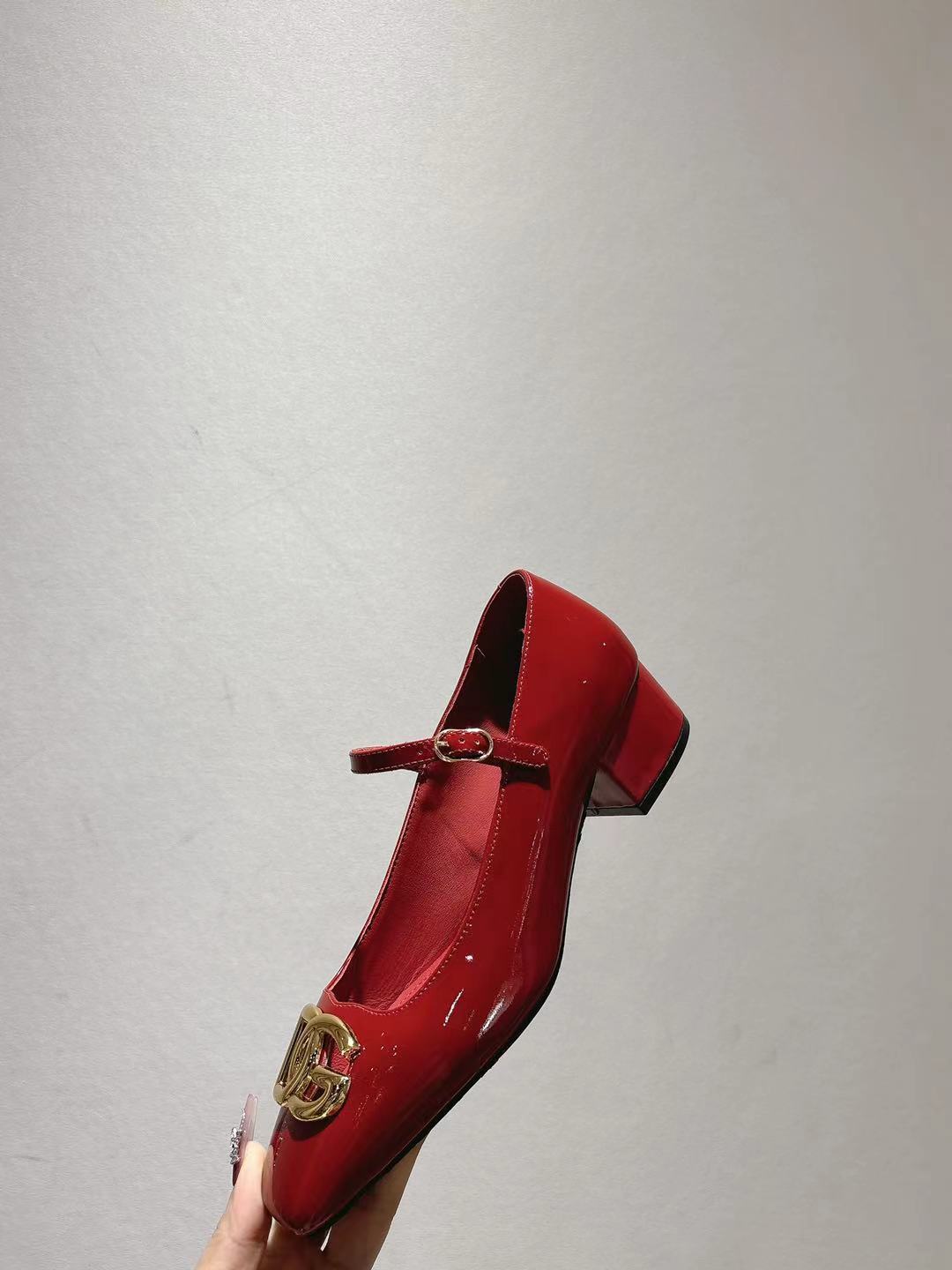 Dolce & Gabbana DG Women's Patent-Leather Heels