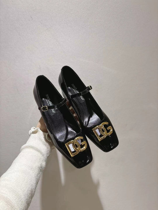 Dolce & Gabbana DG Women's Patent-Leather Heels