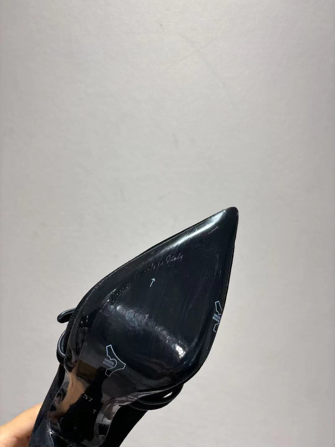 Dolce & Gabbana DG Women's Pointed-Toe Leather Heels