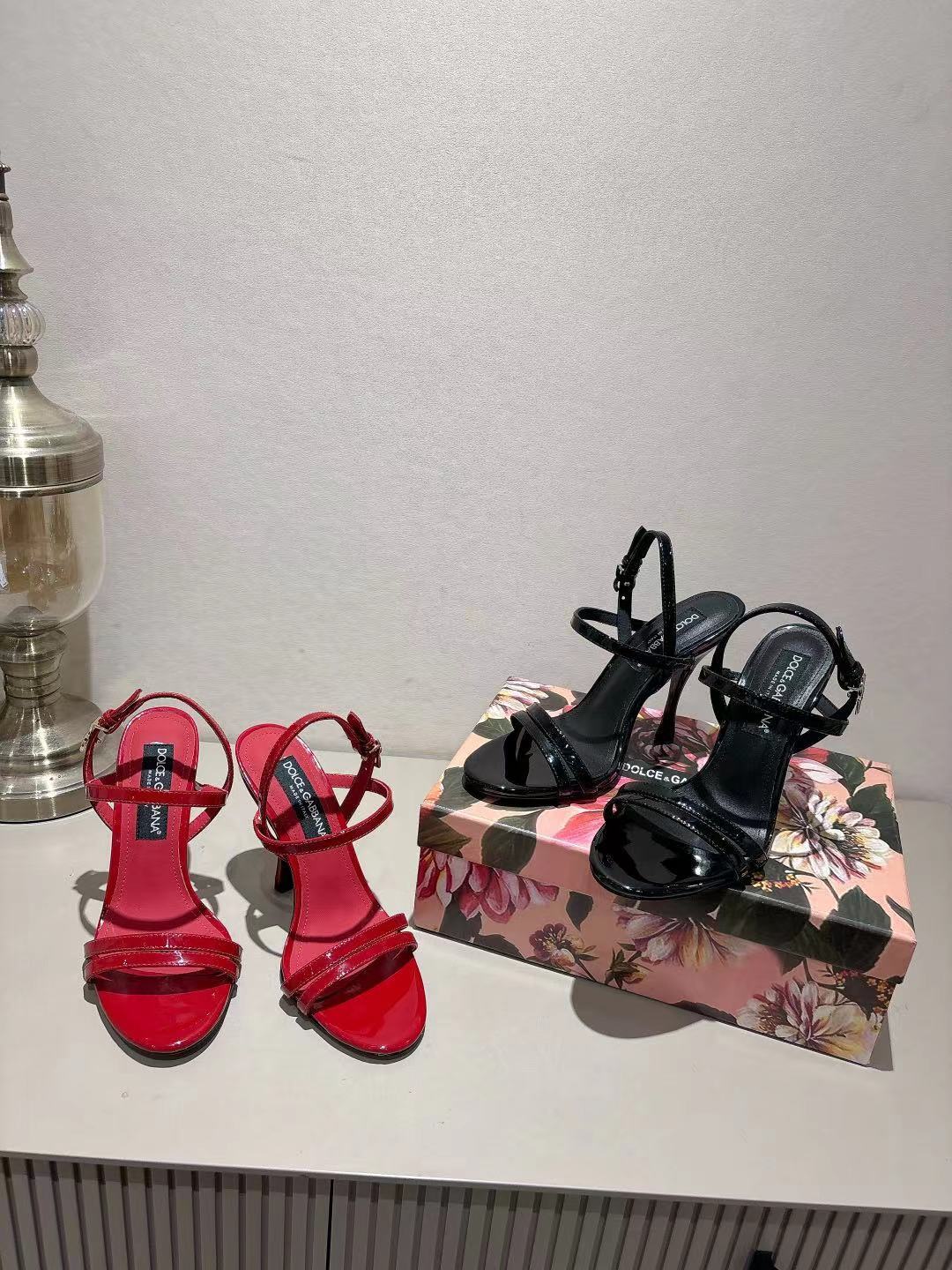 Dolce & Gabbana DG Women's Patent-Leather Heels