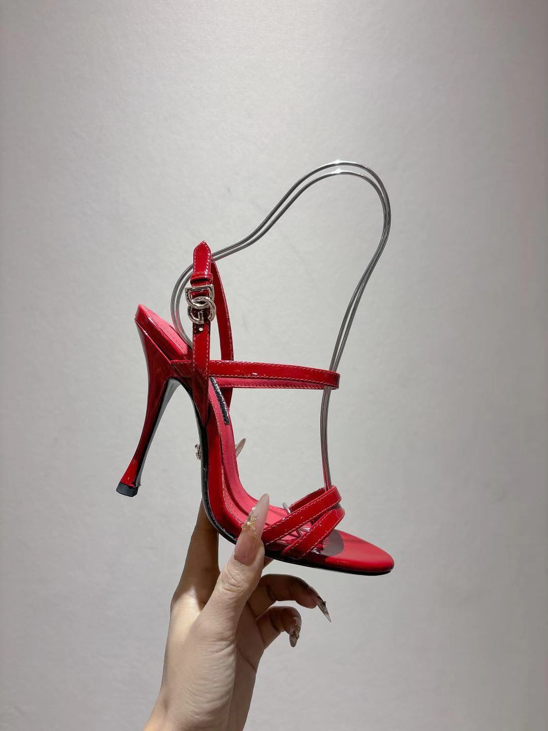 Dolce & Gabbana DG Women's Patent-Leather Heels